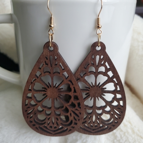 Jewelry - 3/$15 New Bohemian Wooden Earrings